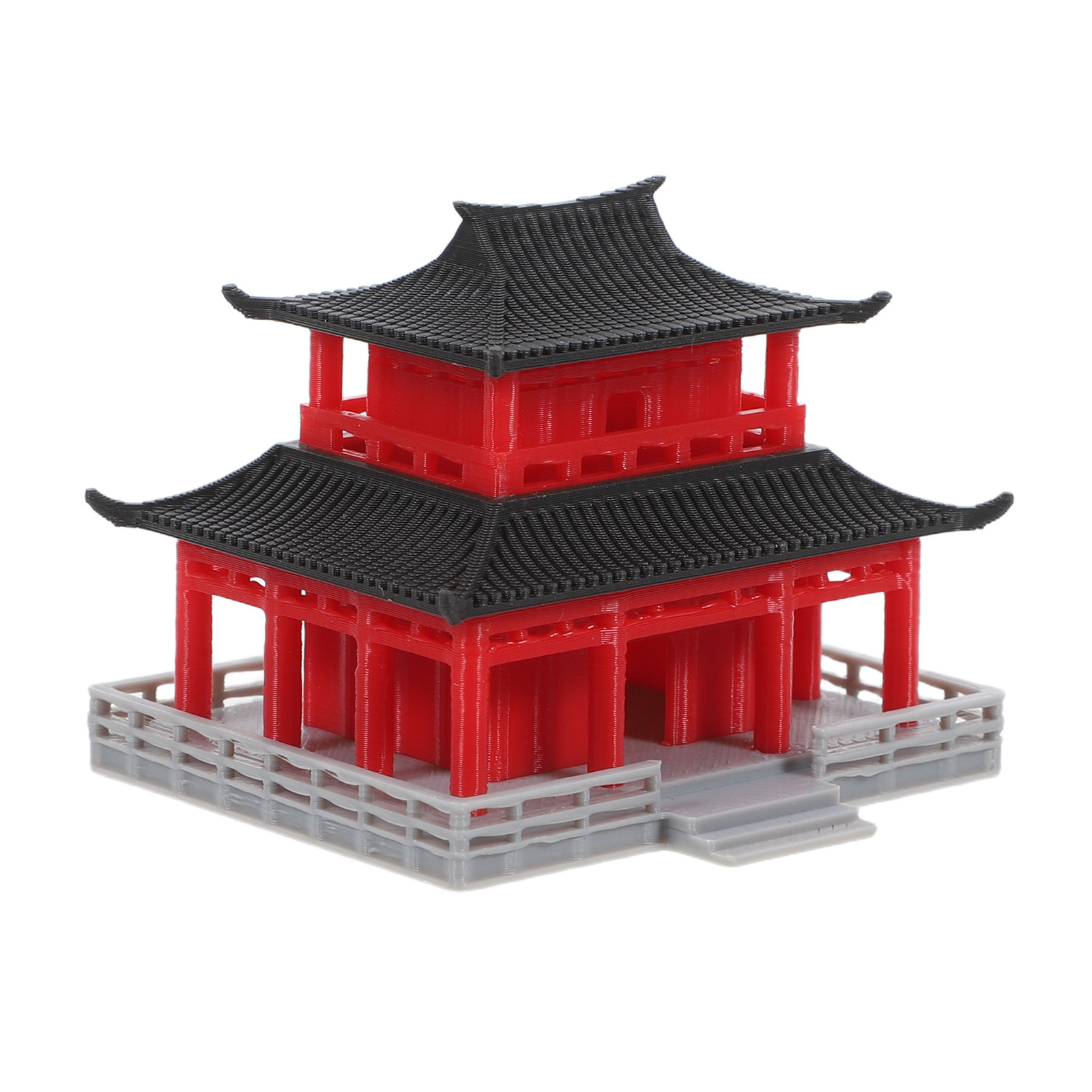 Black Red Ancient Chinese Pavi - đánh giá và giá Aquarium Decor