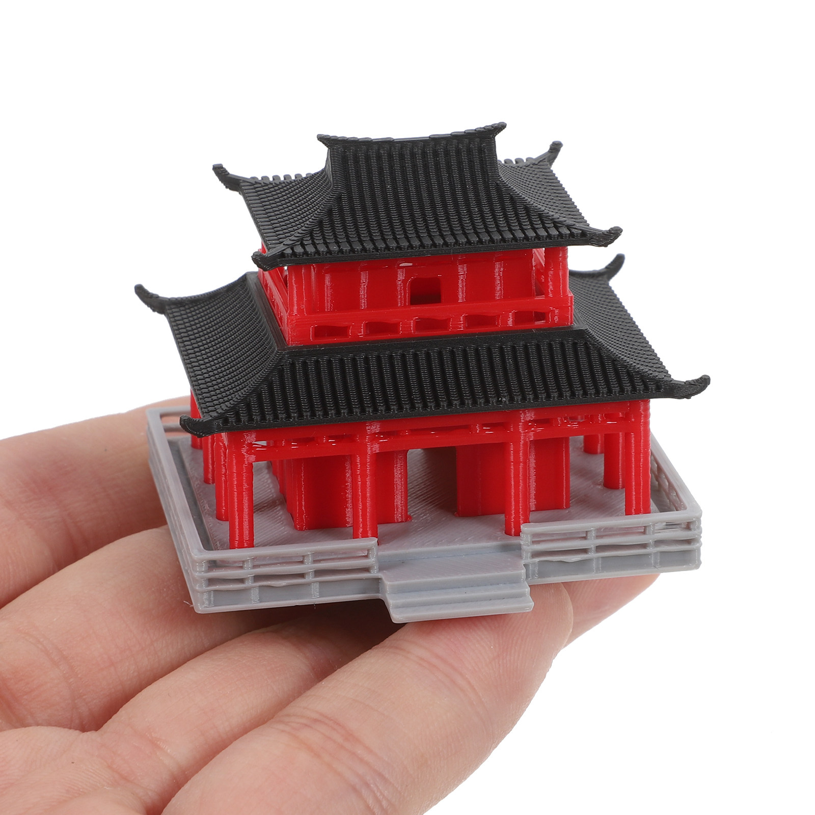Black Red Ancient Chinese Pavi - đánh giá và giá Aquarium Decor