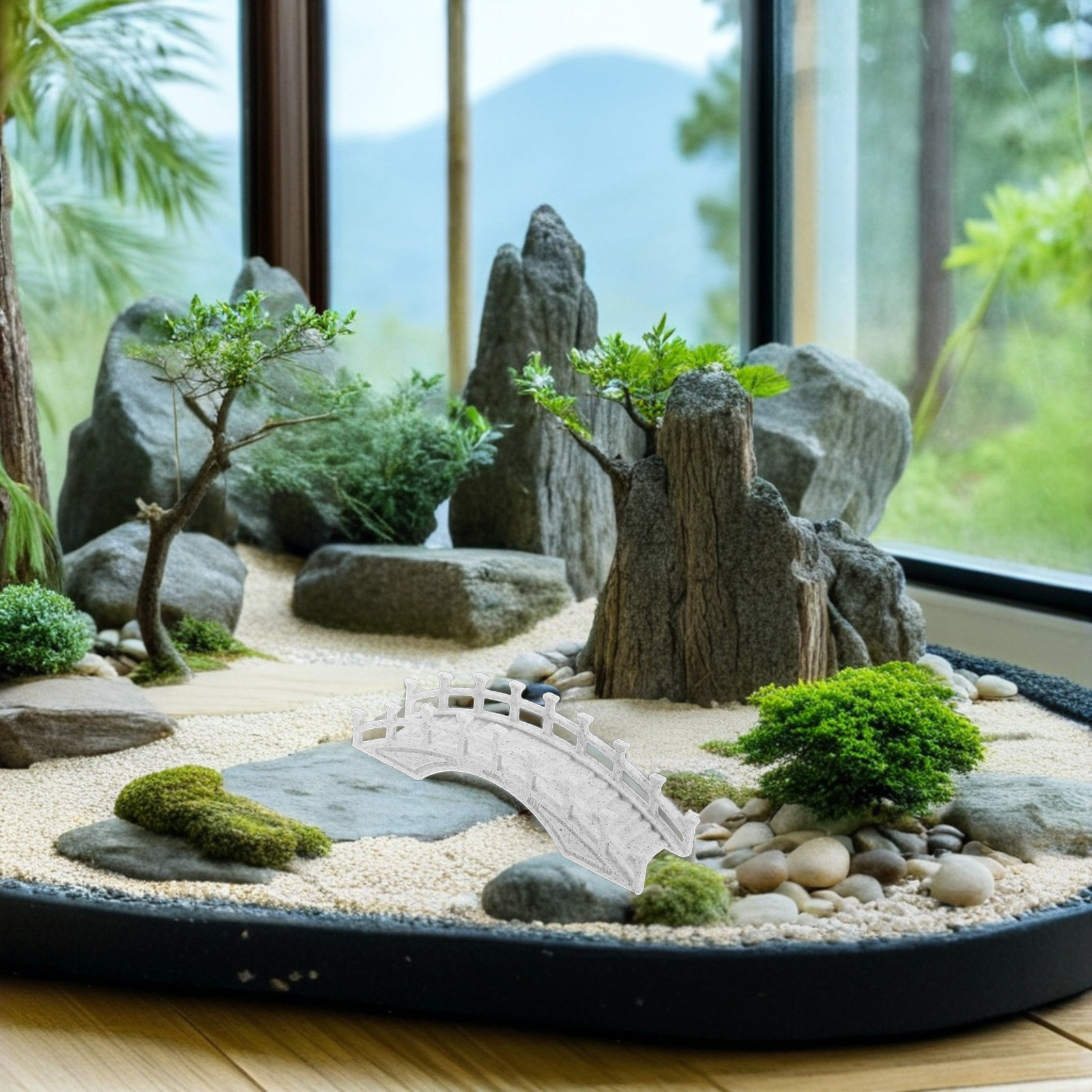 Miniature Arch Bridge Garden D - đánh giá và giá Aquarium Decor