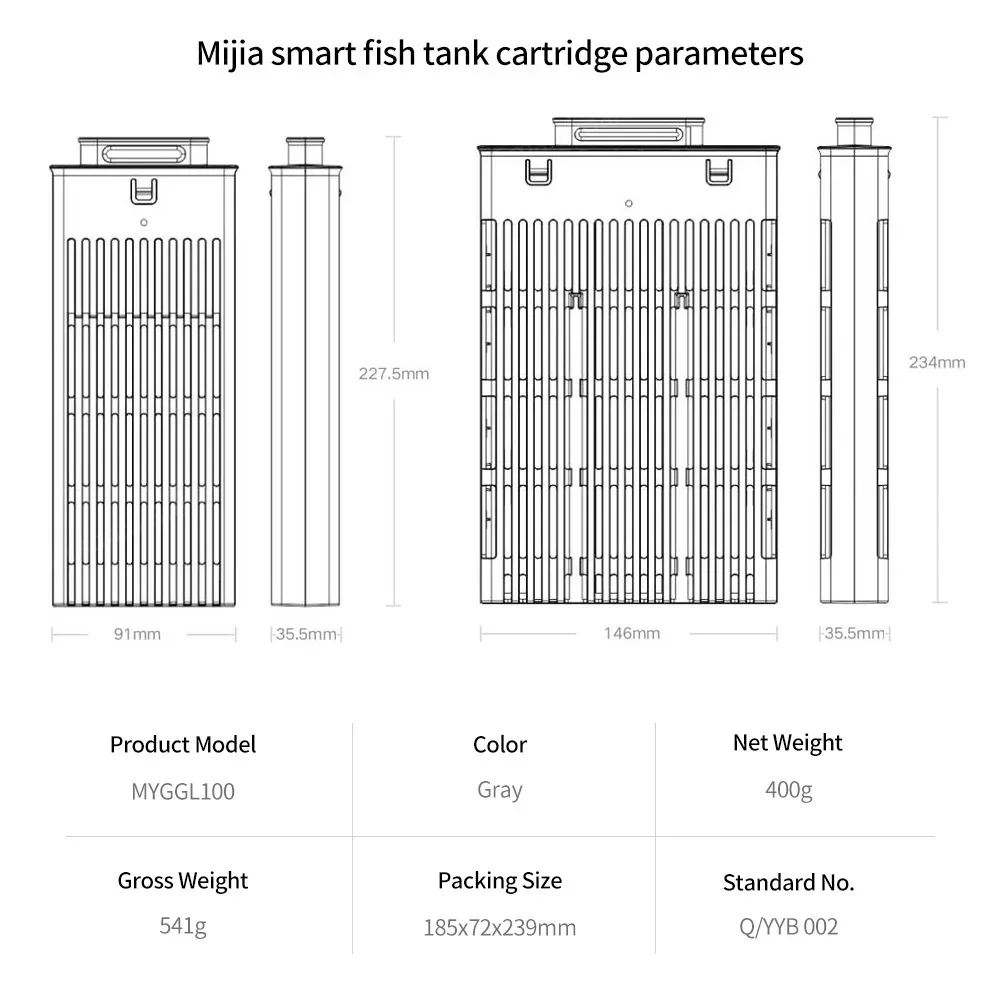 Mijia Fish Tank Filter Cartrid - đánh giá và giá Xiaomi Aquarium Fish Tank