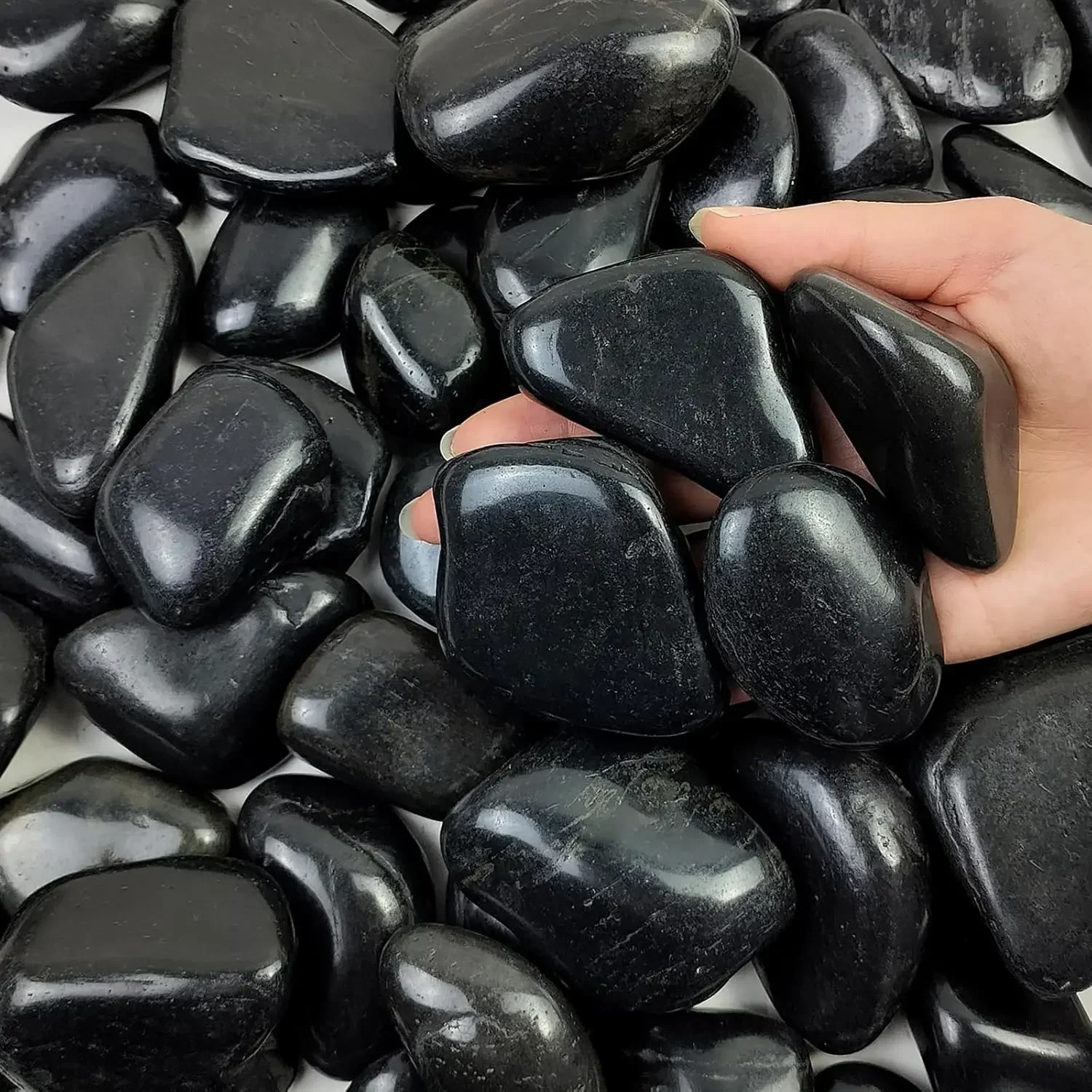 40 lbs Black River Rocks for L - đánh giá và giá Aquarium Plants