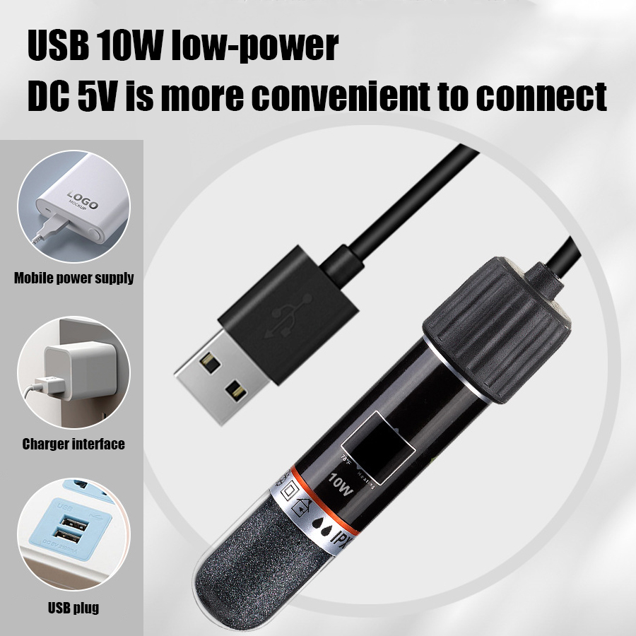 USB Mini Aquarium Heating Rod  - đánh giá và giá Fish Tank Heater