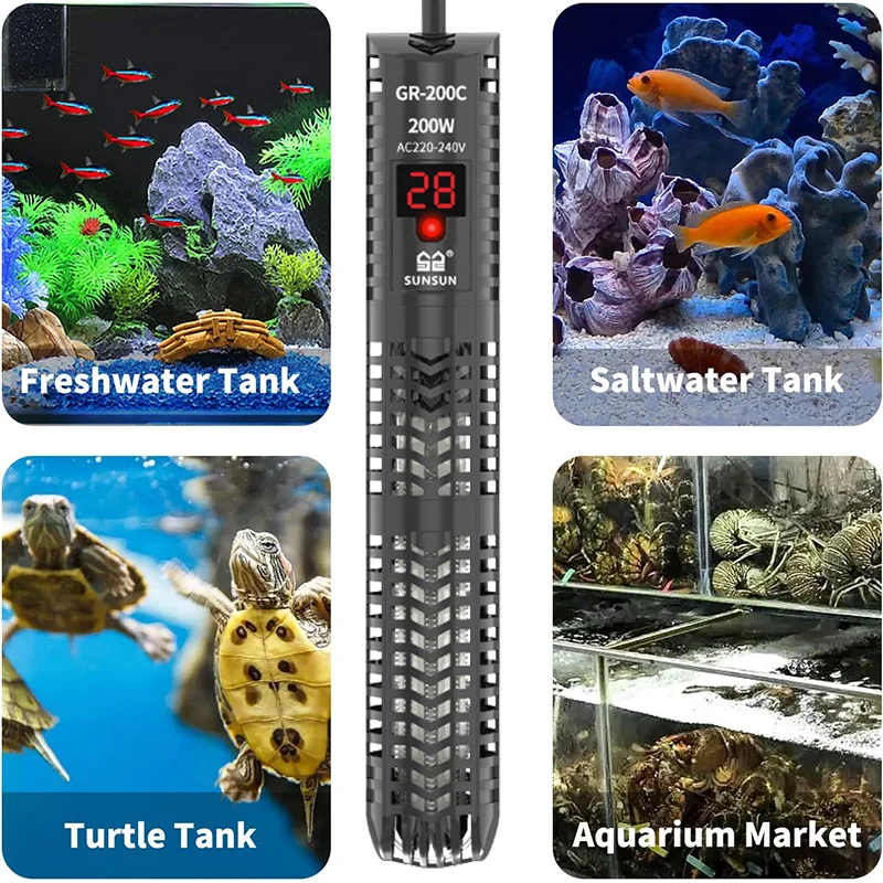 Aquariums Submersible Heater D - đánh giá và giá Fish Tank Heater