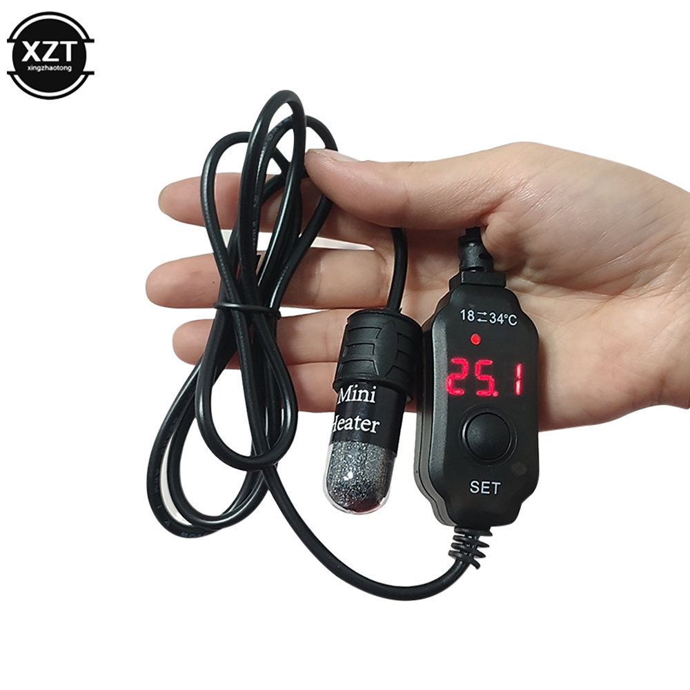 Mini USB Sạc Aquarium Que Sưởi - đánh giá và giá Fish Tank Heater