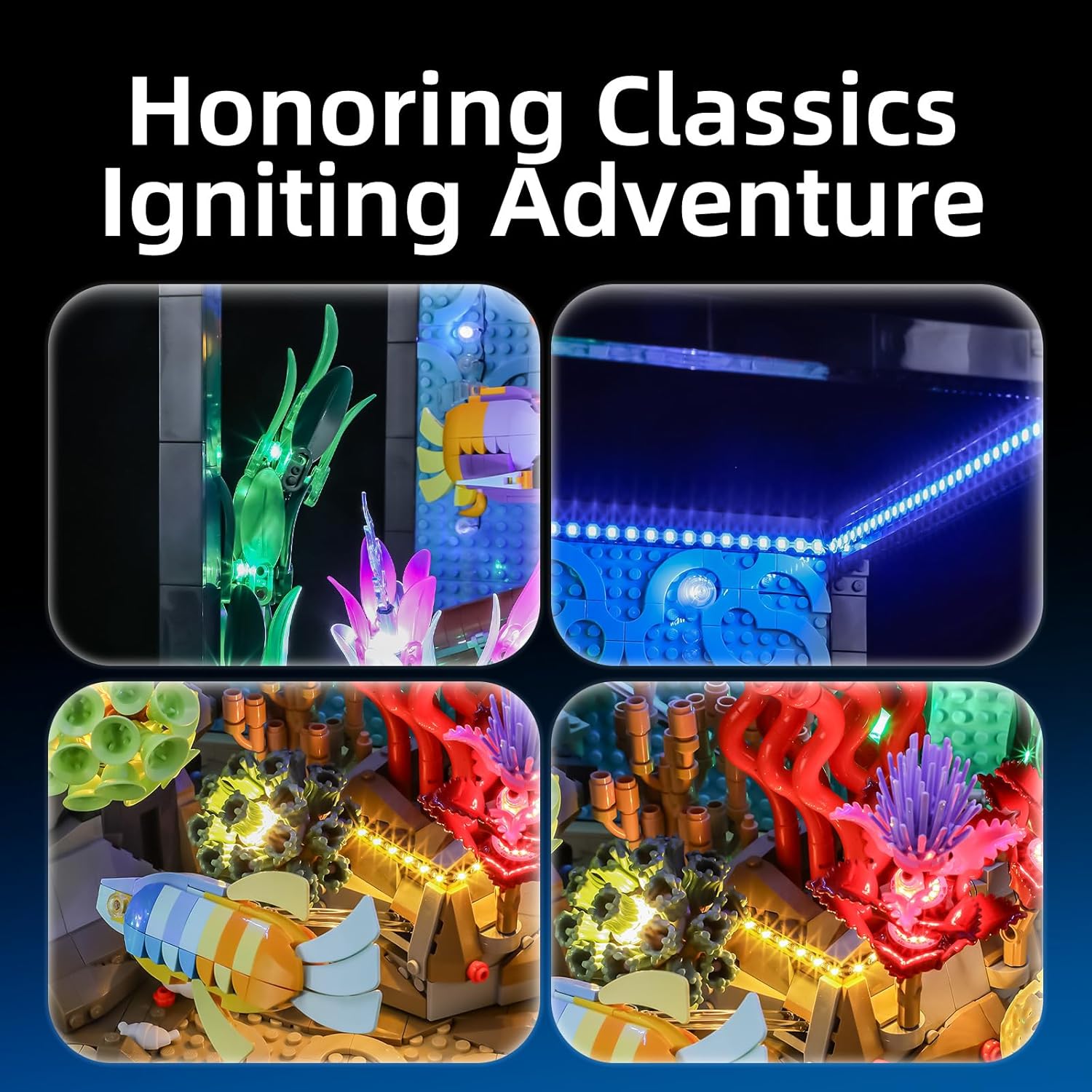 Hprosper LED Light for lego 10 - đánh giá và giá Aquarium Light