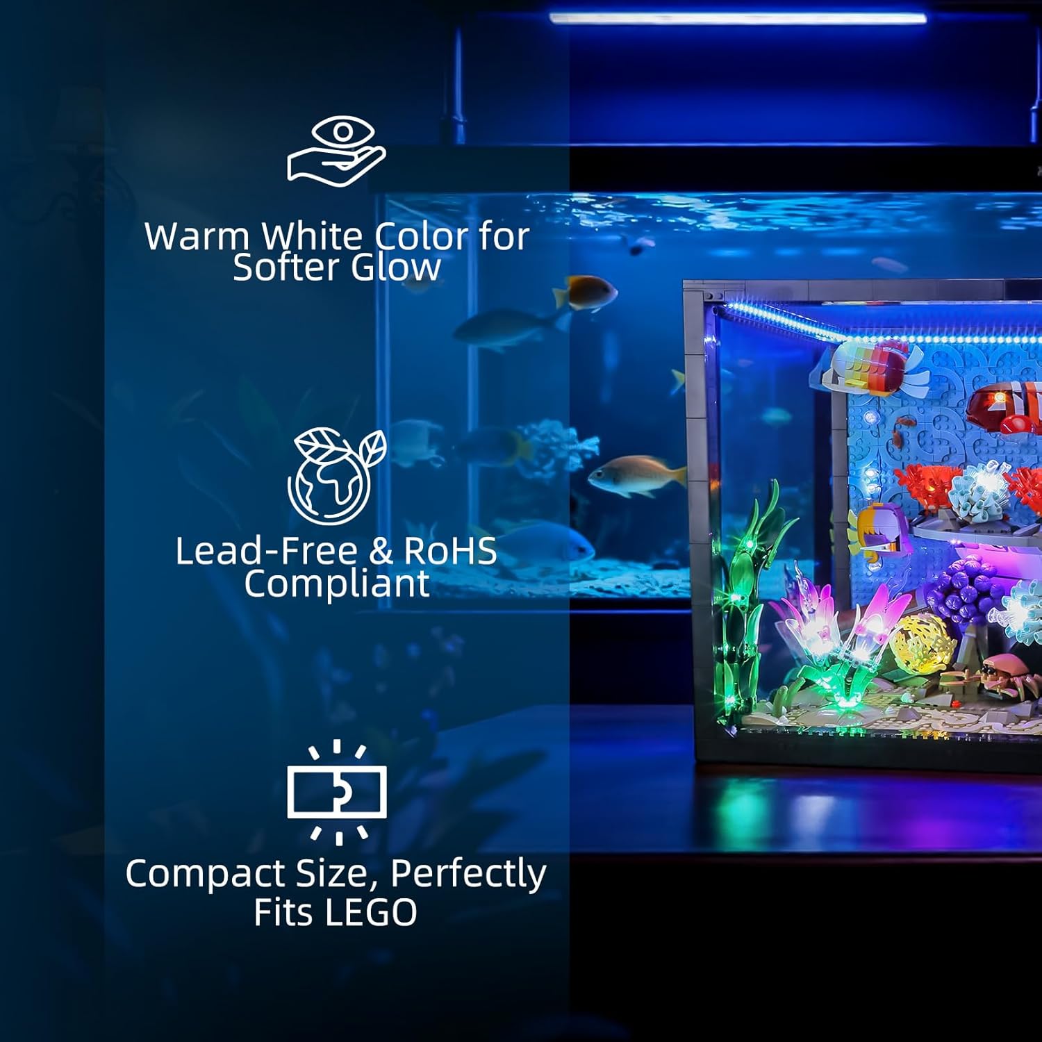 Hprosper LED Light for lego 10 - đánh giá và giá Aquarium Light