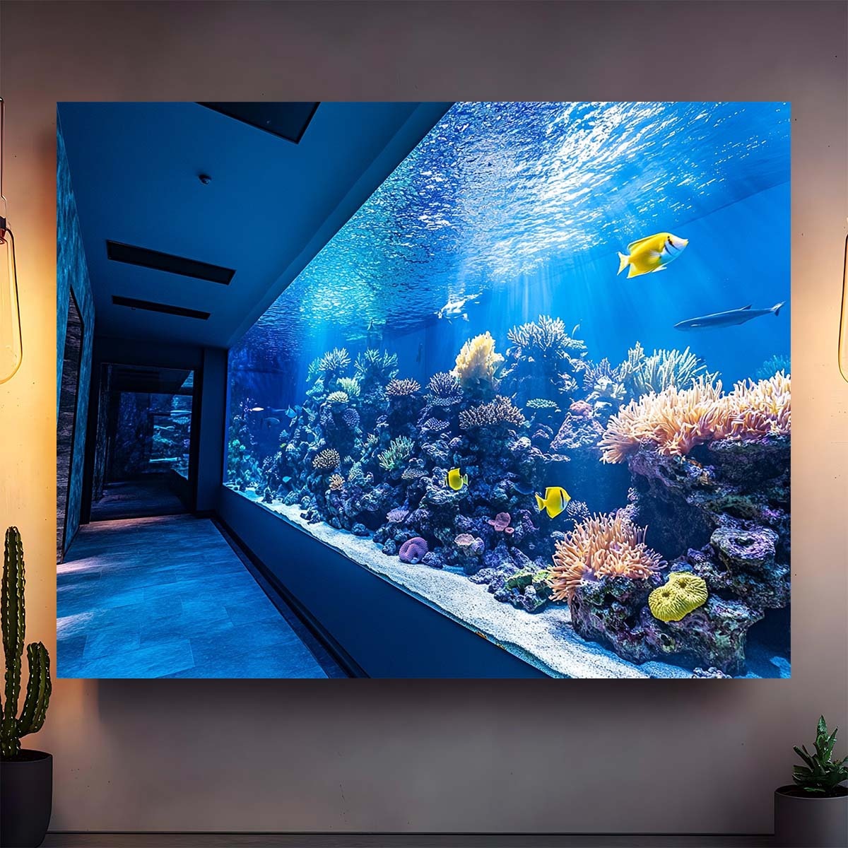 Vibrant Underwater Aquarium Ta - đánh giá và giá Fish Aquarium Home