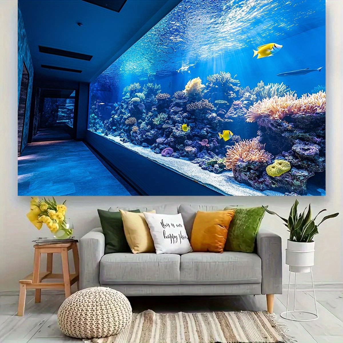 Vibrant Underwater Aquarium Ta - đánh giá và giá Fish Aquarium Home