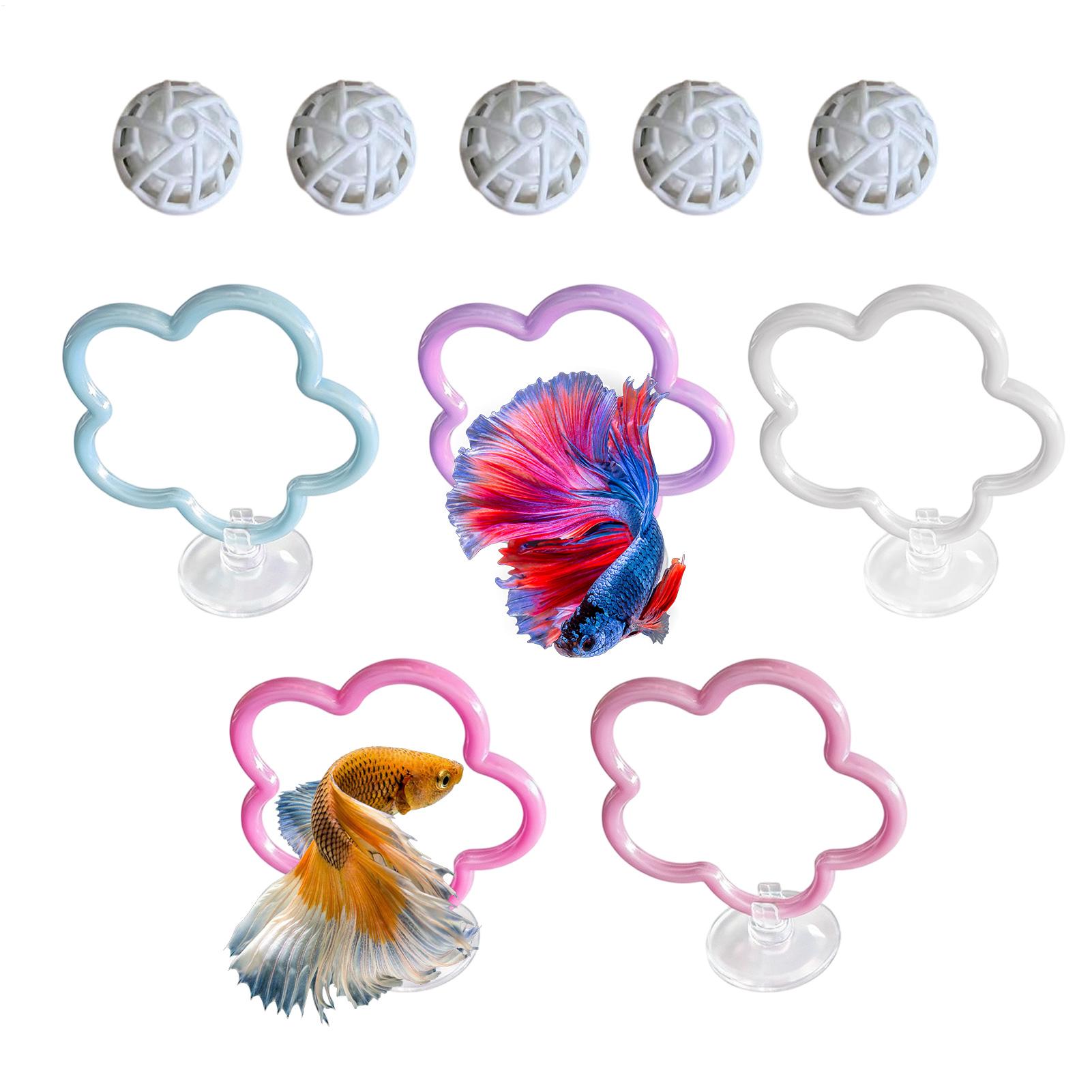 Betta Fish Toys 5 Pieces Color - đánh giá và giá Aquarium Fish Betta