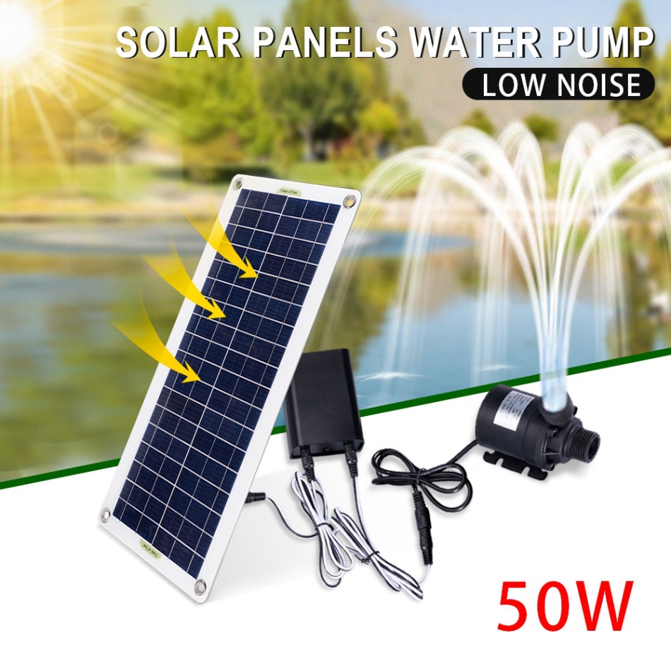 50W Solar Power Water Pump Set - đánh giá và giá Aquarium Pump