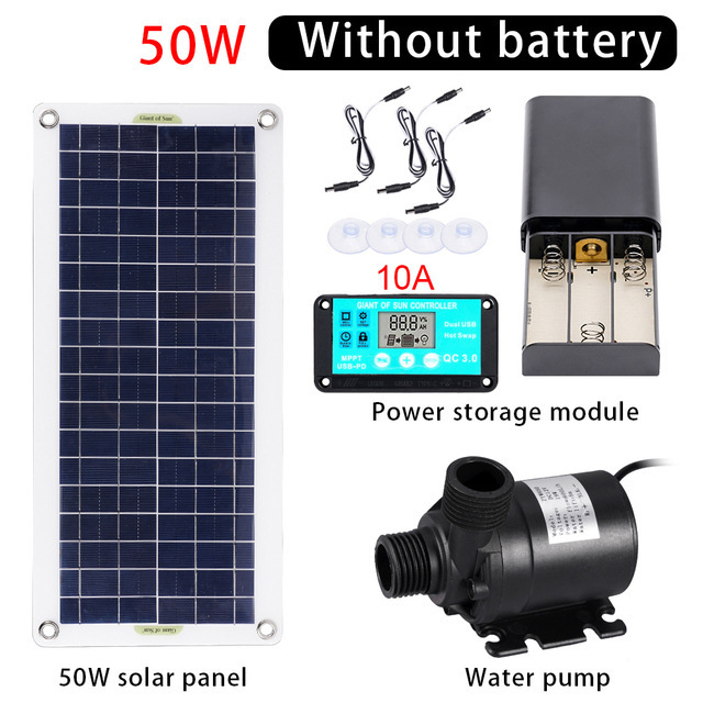 50W Solar Power Water Pump Set - đánh giá và giá Aquarium Pump
