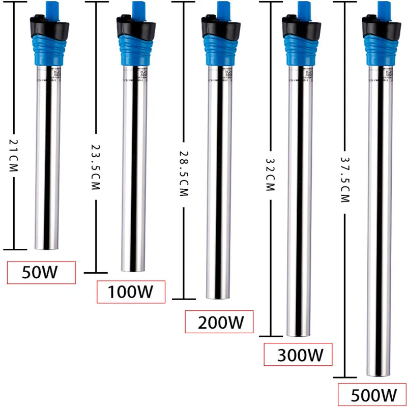 50W/100W/200W/300W/500W Submer - đánh giá và giá Fish Tank Heater