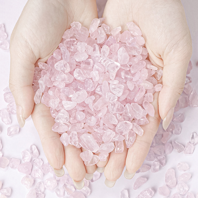 500g/bag Natural Stones Rose Q - đánh giá và giá Aquarium Decor