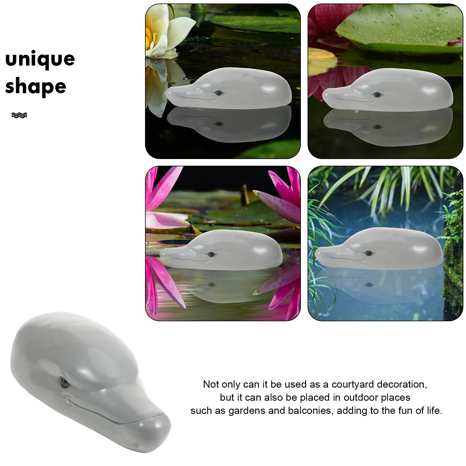 Premium Resin Dolphin Head Orn - đánh giá và giá Aquarium Decor