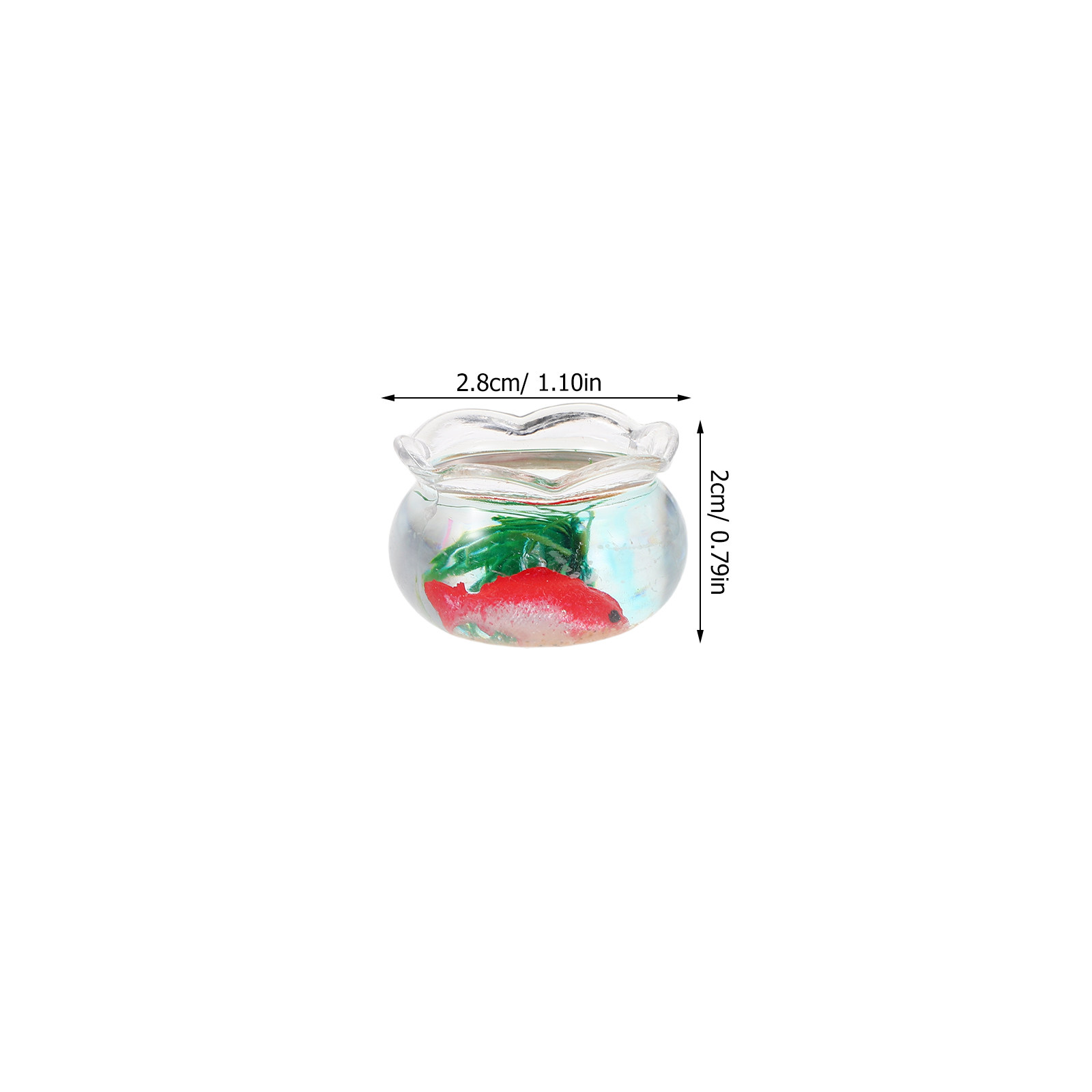 5Pcs Mini Fish Bowl Realistic  - đánh giá và giá Aquarium Plants